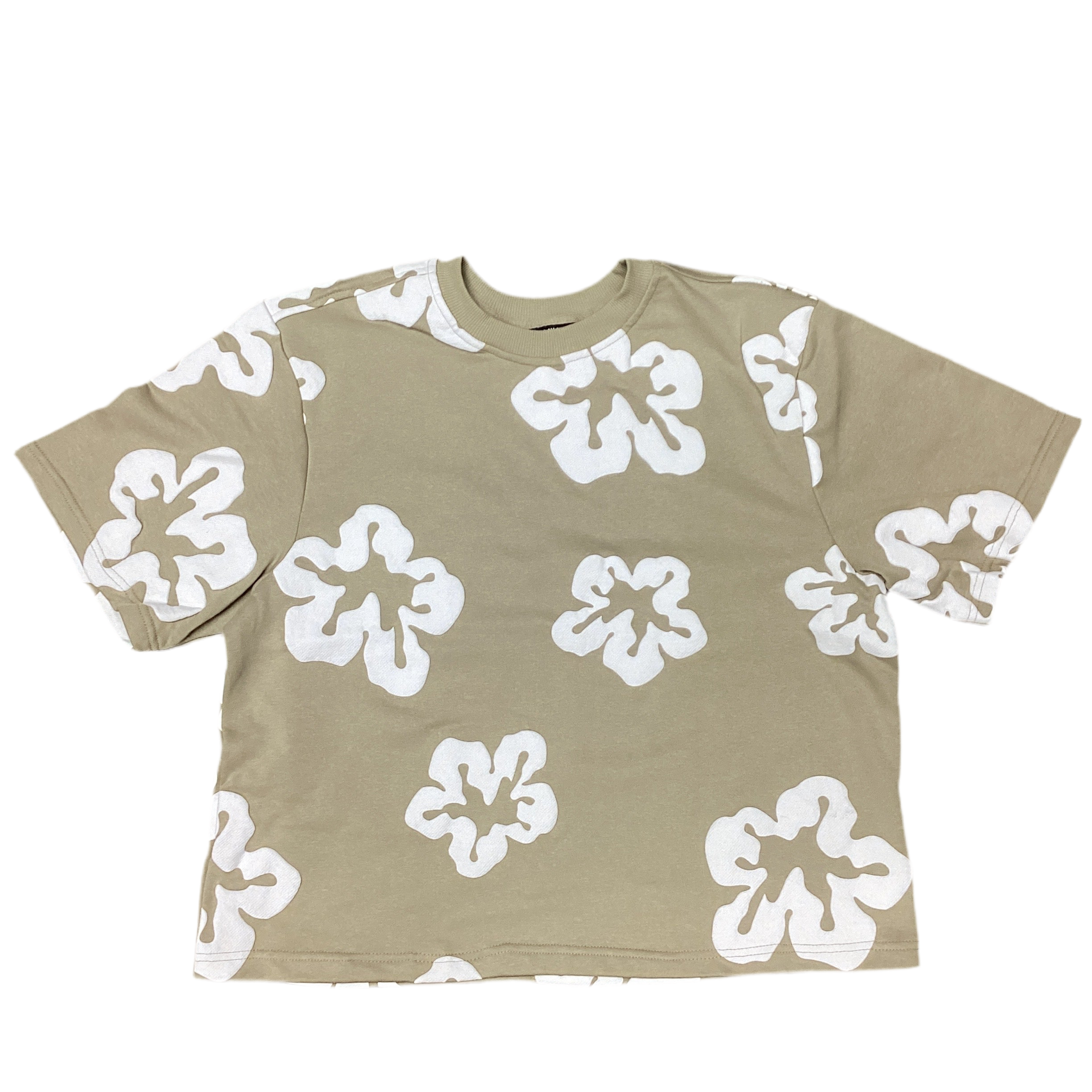 REBEL MINDS TEARS TAUPE SHIRT