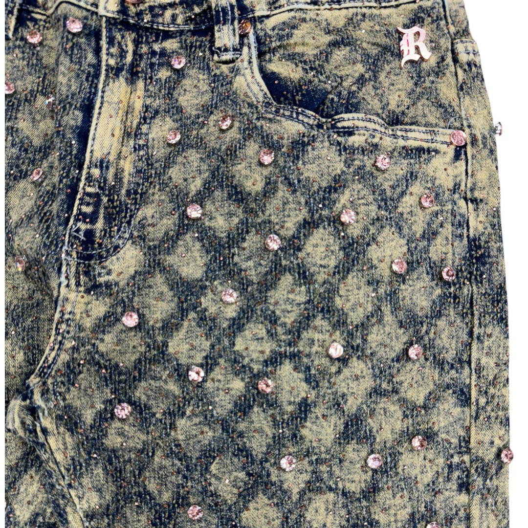 REBEL DIAMOND STACKED JEAN-RUST