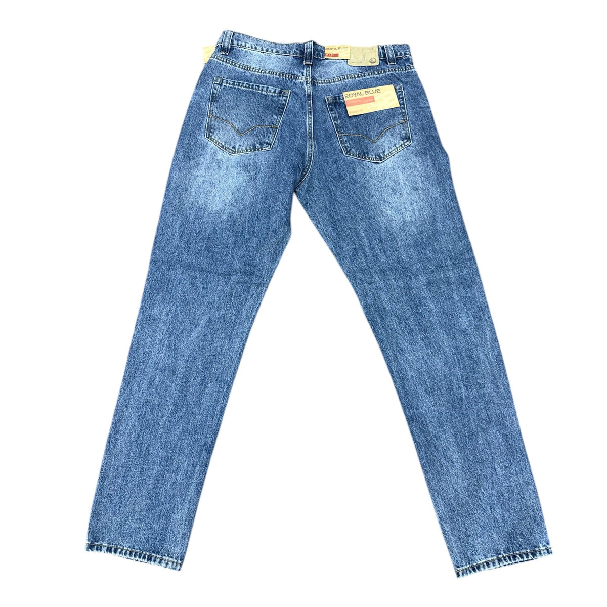 MENS BAGGY FIT DENIM PANTS by Royal Blue