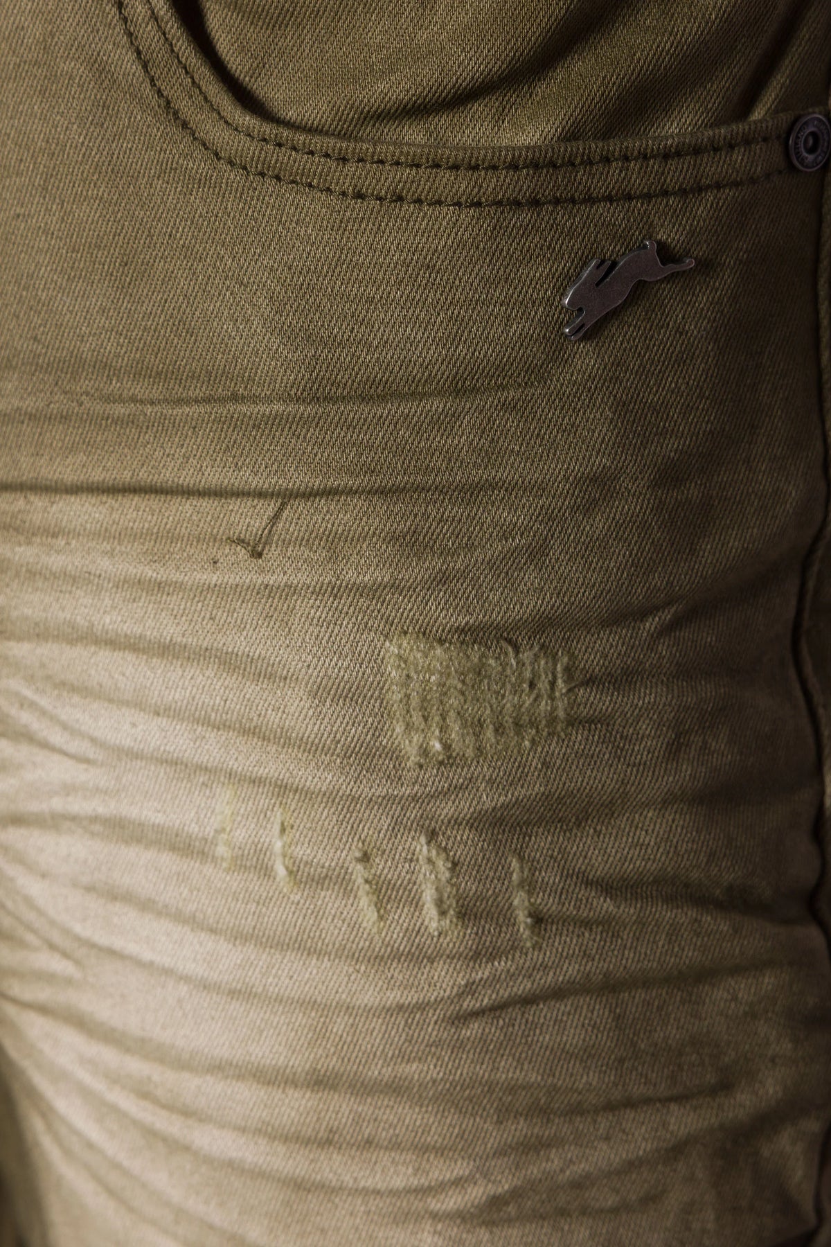 A. TIZIANO CASPIAN STRETCH TWILL JEANS by A TIZIANO