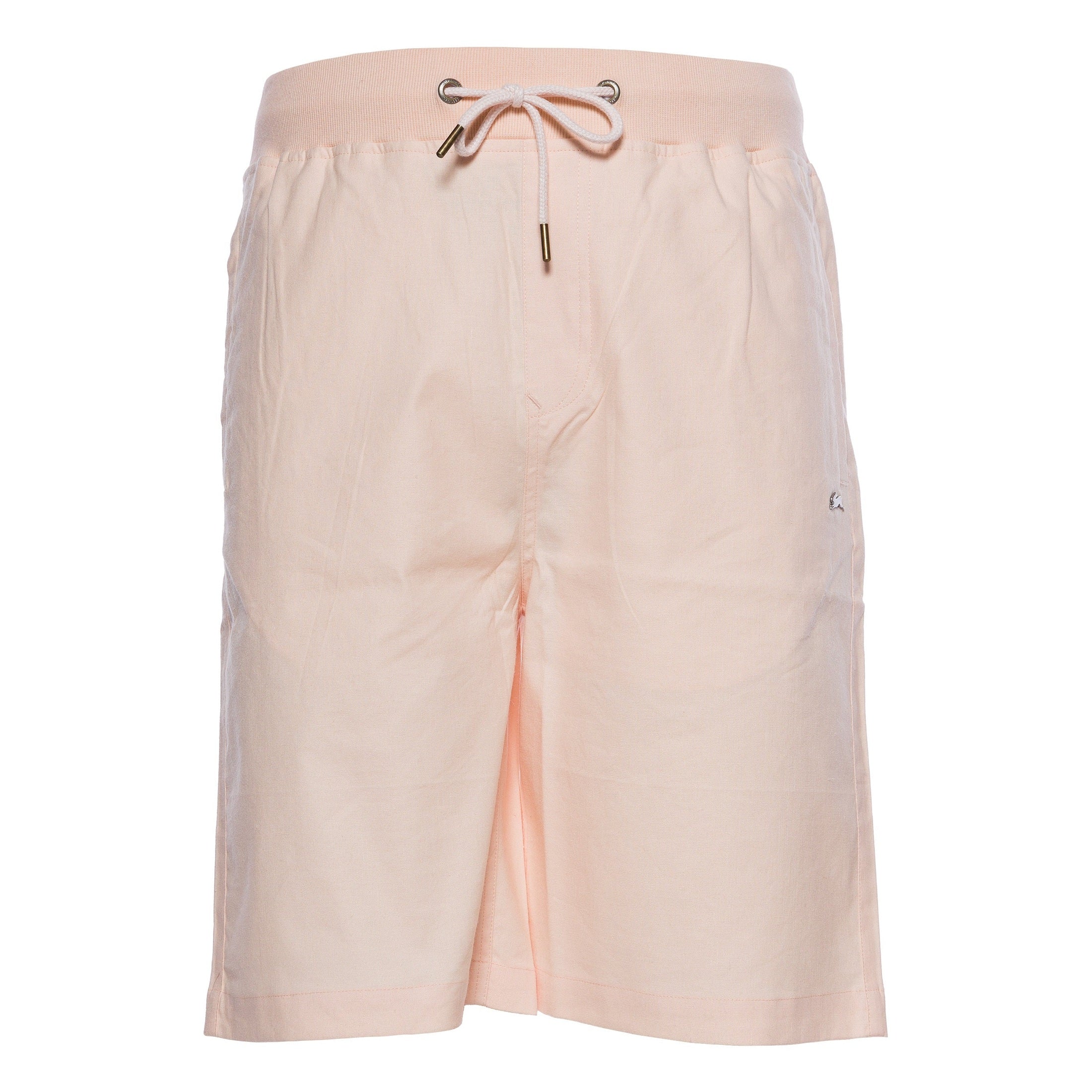 A TIZIANO Cusp Solid Linen Shorts