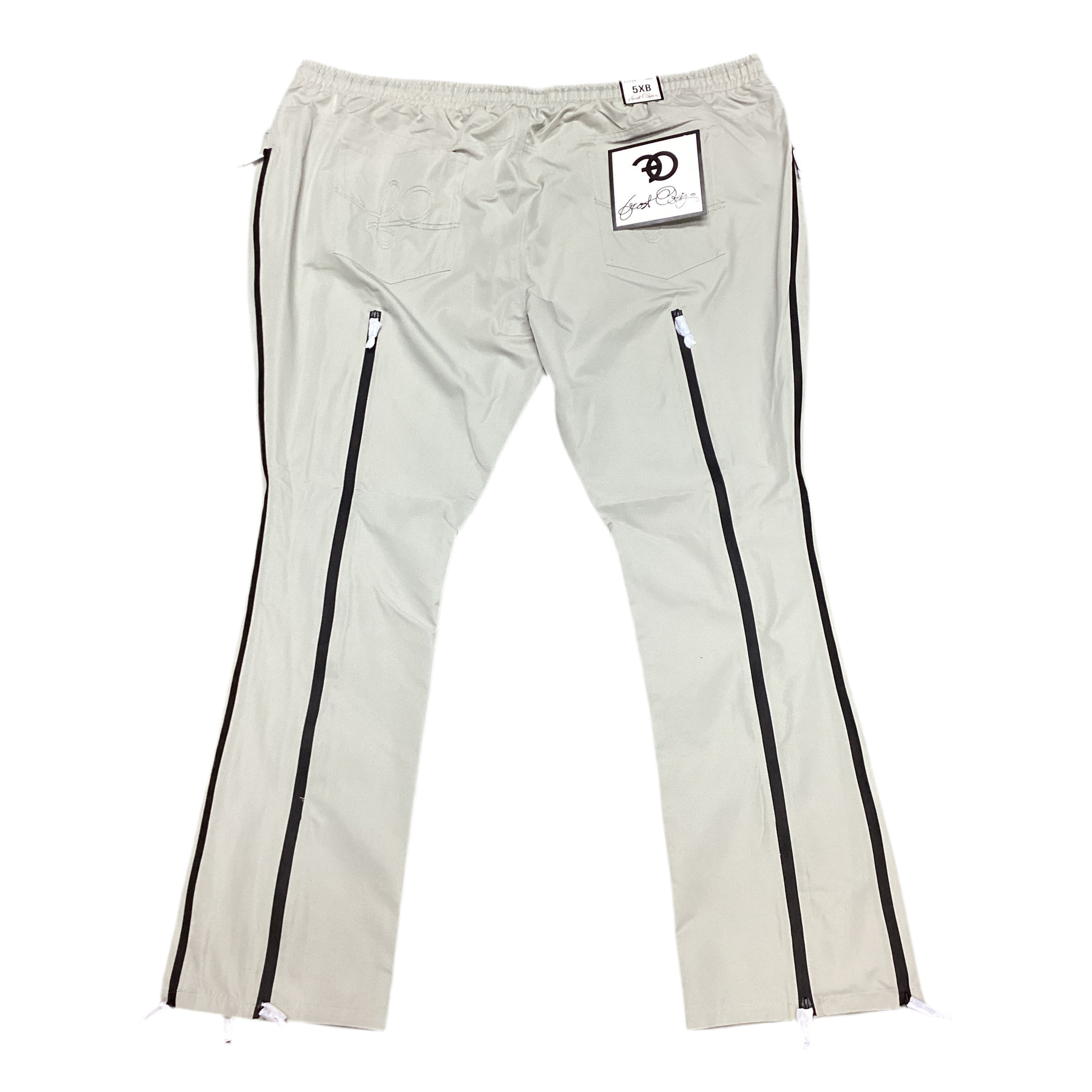 FROST ZERELLY NYLON STACKED PANT-GREY
