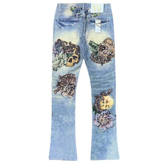 WAIMEA MENS FLORAL GEM JEANS by WAIMEA