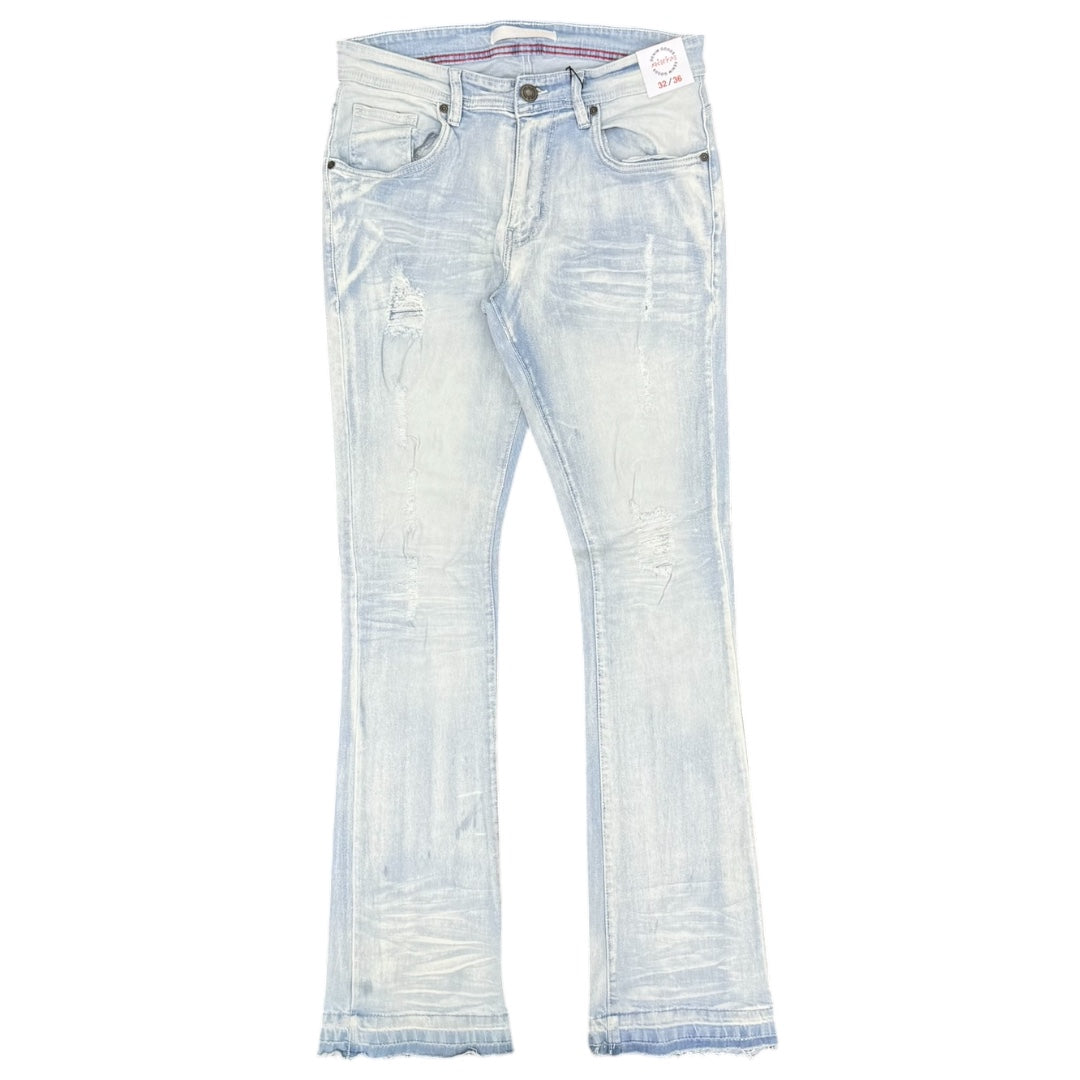 ARKETYPE LIGHT DENIM FLARE PANTS