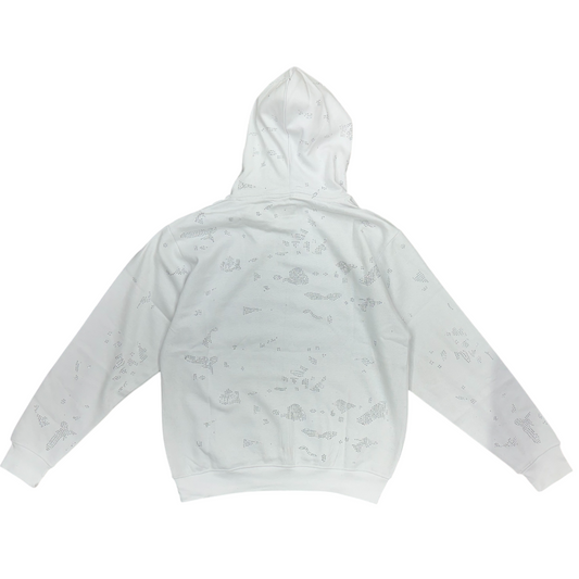 FWRD CRYSTALIZES HOODIE-WHITE by FWRD