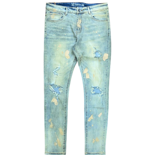 CRYSP SLIM RIP-VINTAGE WASH by Crysp