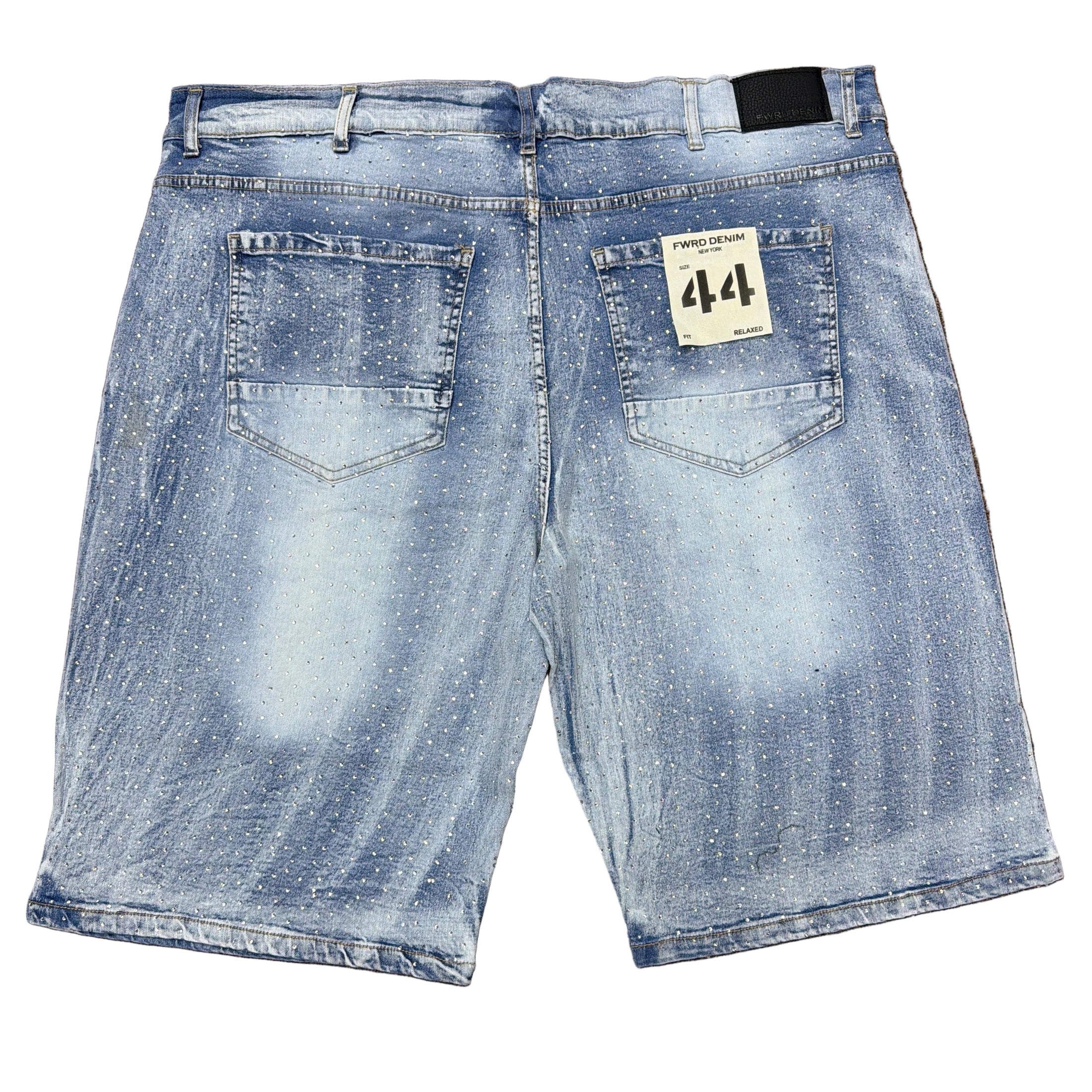 FWRD ICED DENIM SHORTS