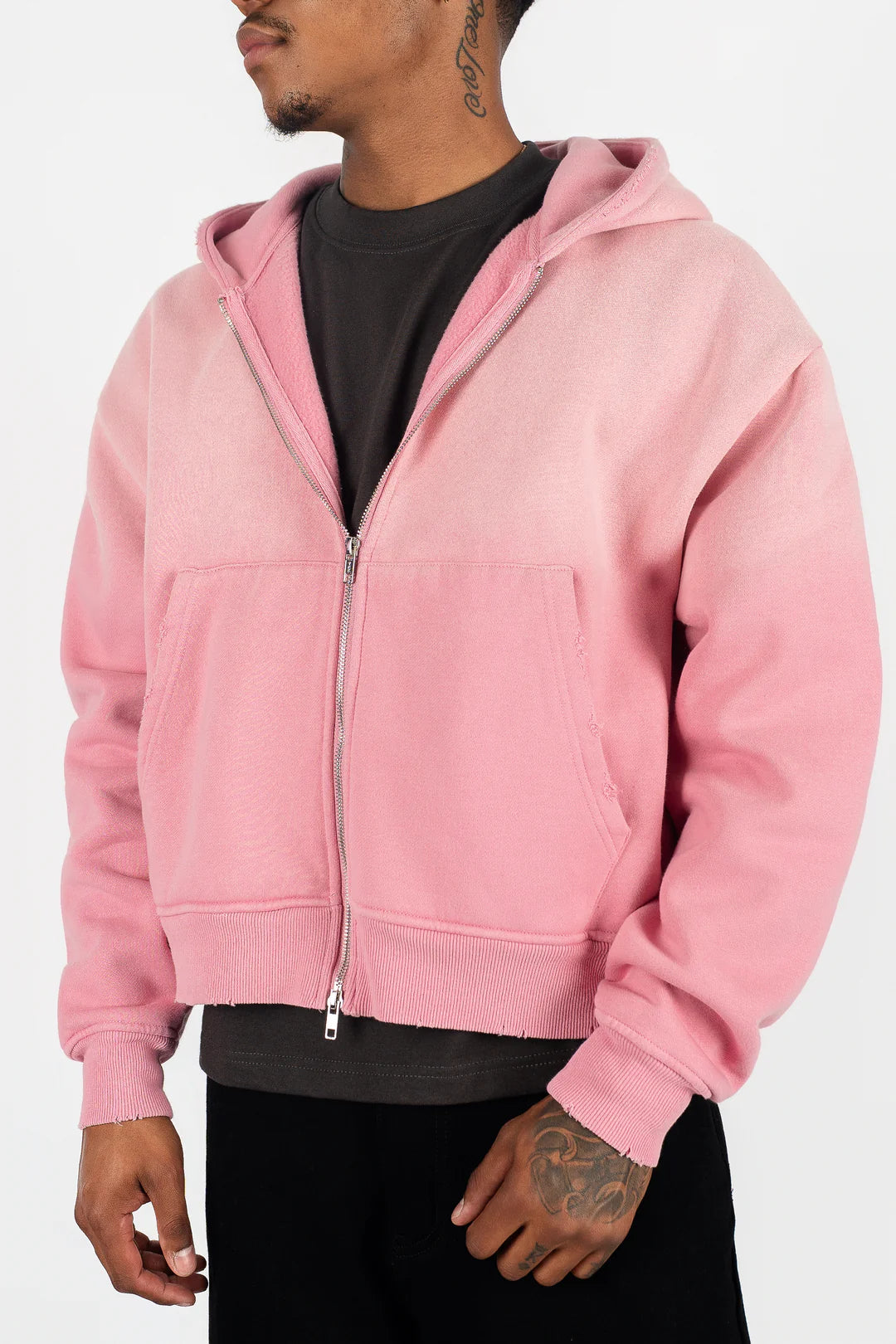 DAY1INE WASHED ZIPUP HOODIE by DAY1NE