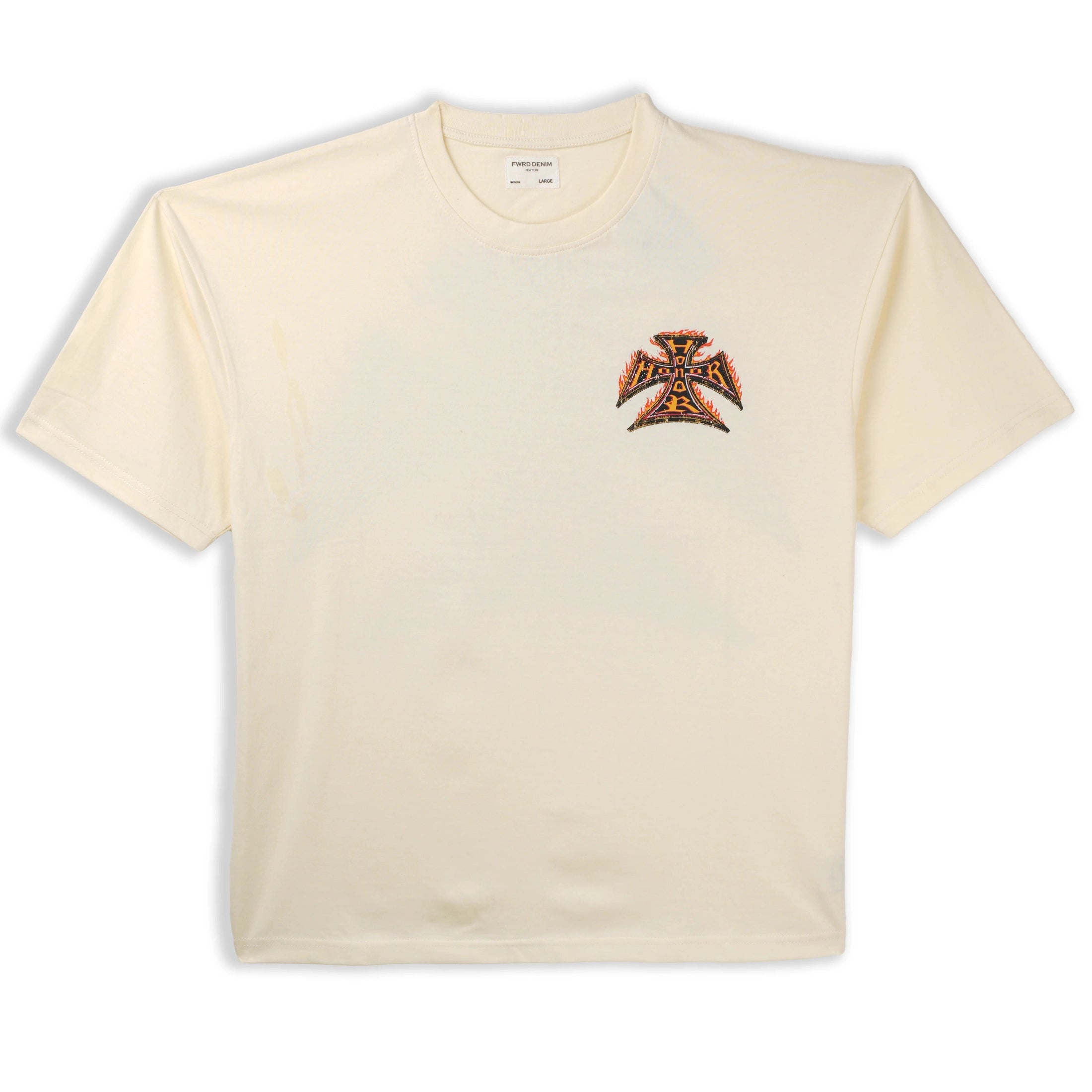 FWRD MEN'S FLAME HONOR S/SLV CROP FIT TEE by FWRD