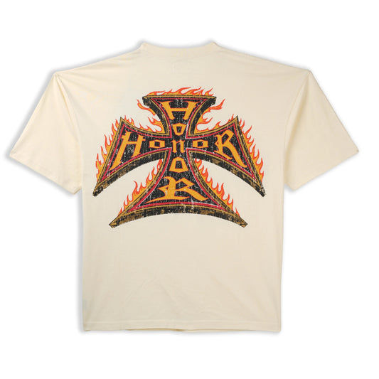 FWRD MEN'S FLAME HONOR S/SLV CROP FIT TEE by FWRD