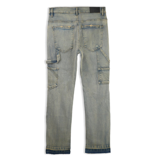 EVOLUTION BIGMENS KARVIN CARPENTER STRAIGHT DENIM JEANS by Evolution