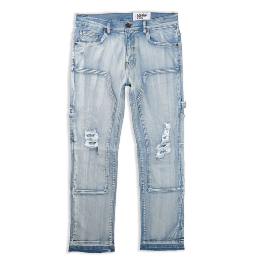 EVOLUTION BIGMENS KARVIN CARPENTER STRAIGHT DENIM JEANS by Evolution