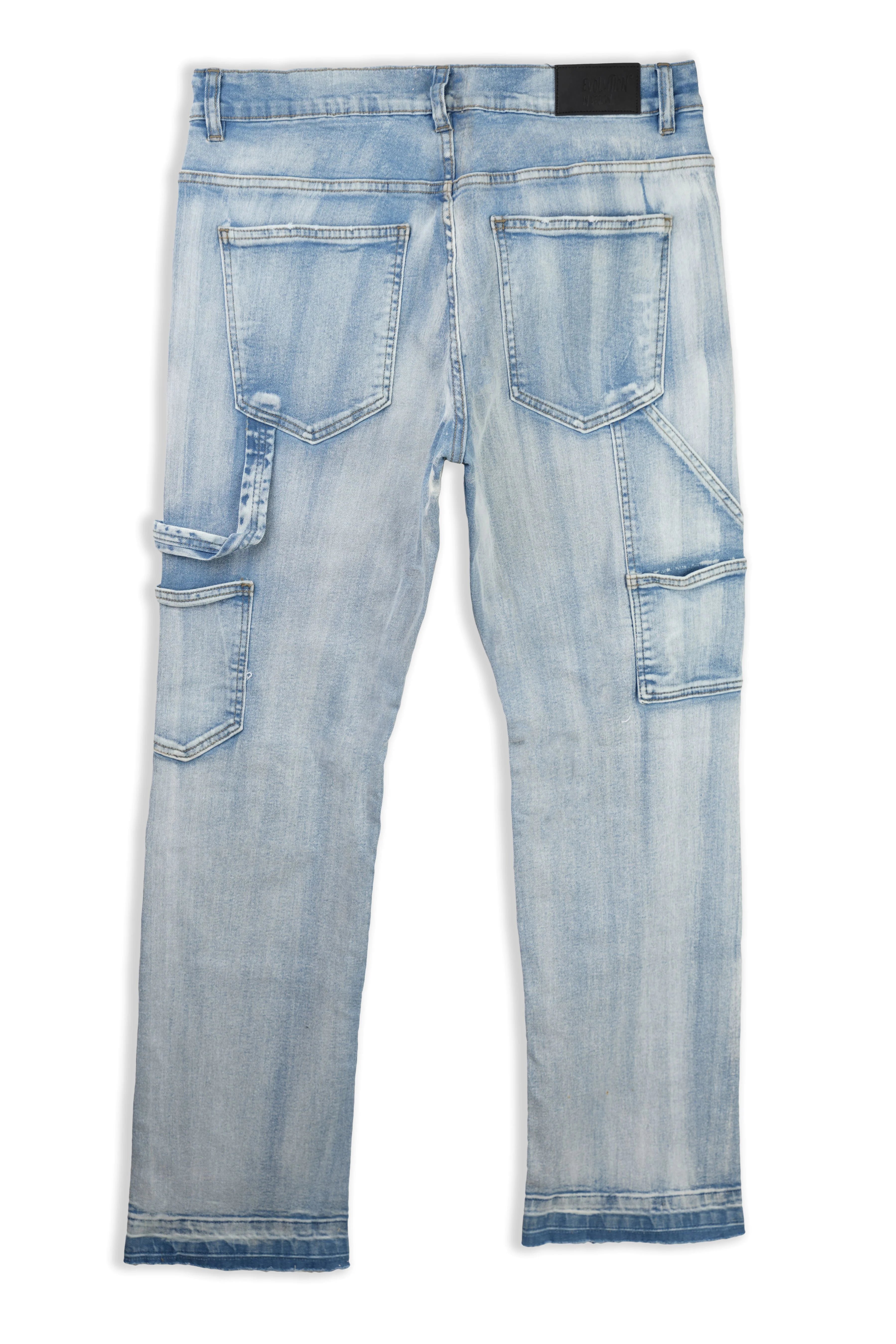 EVOLUTION BIGMENS KARVIN CARPENTER STRAIGHT DENIM JEANS by Evolution
