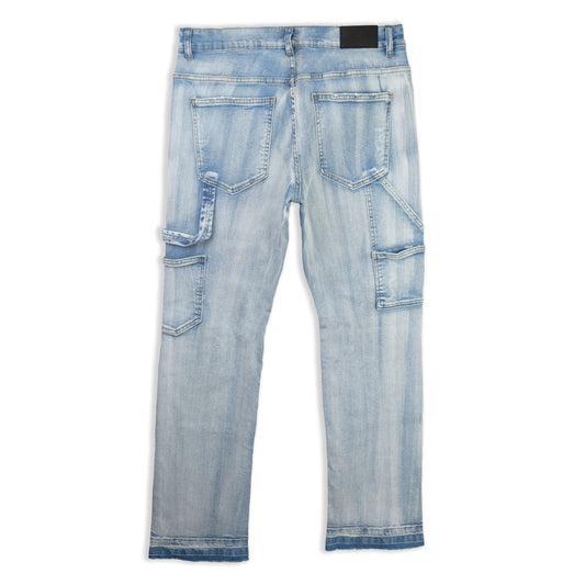 EVOLUTION BIGMENS KARVIN CARPENTER STRAIGHT DENIM JEANS by Evolution