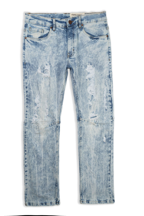 FWRD MENS ERODED STRAIGHT DENIM PANT COLLECTION by FWRD