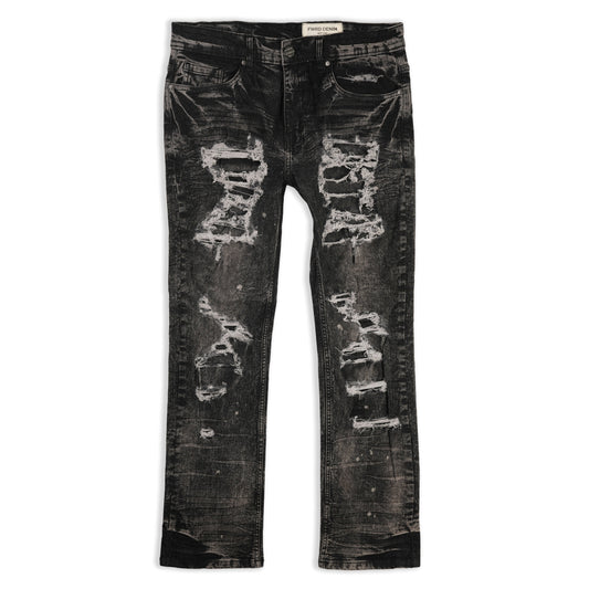 FWRD MENS CHOPPED STRAIGHT DENIM JEANS by FWRD