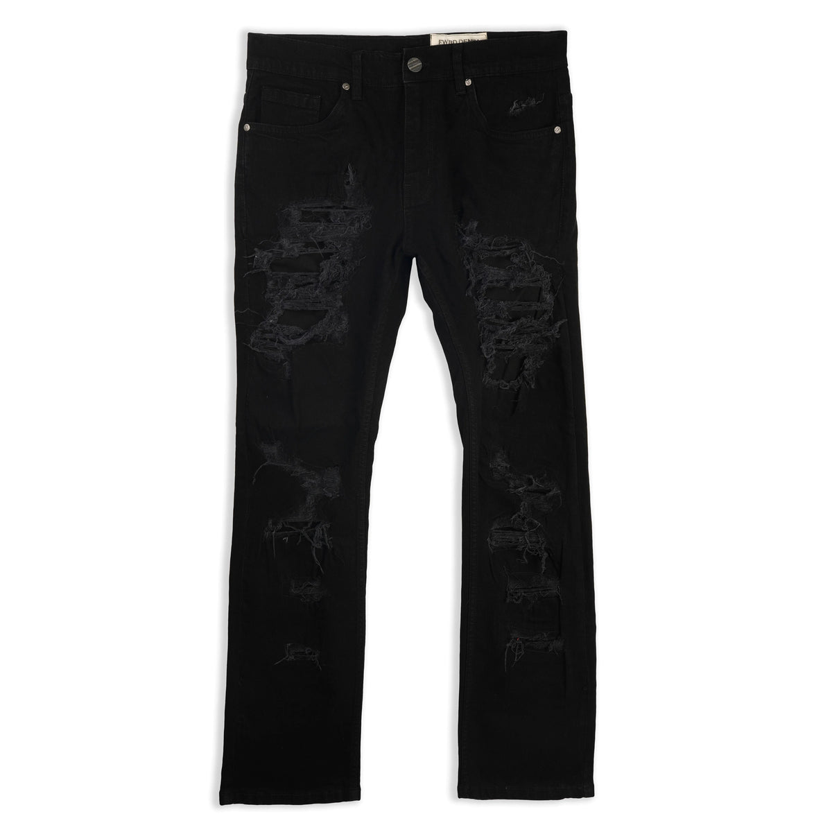 FWRD MENS CHOPPED STRAIGHT DENIM JEANS by FWRD