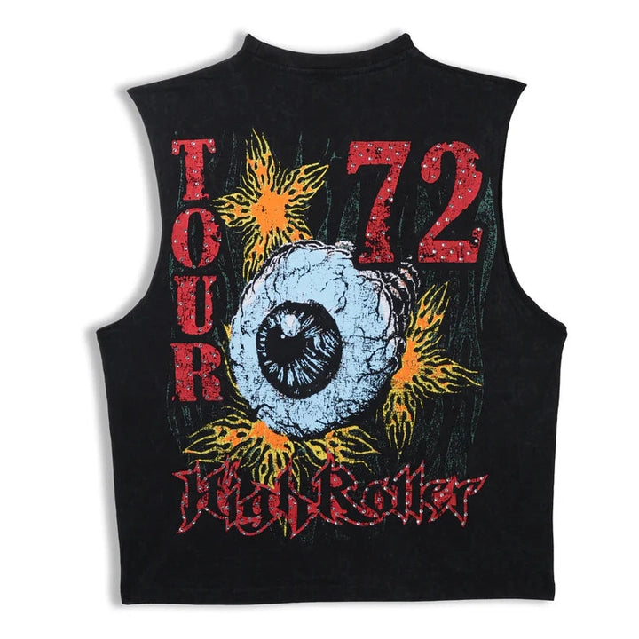 FWRD BIGMEN'S EYE BALL CROP FIT MUSCLE TEE