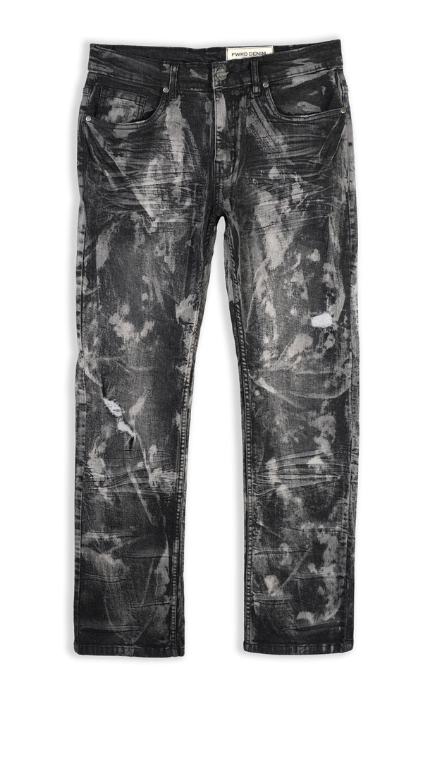 FWRD MENS ERODED STRAIGHT DENIM PANT COLLECTION by FWRD
