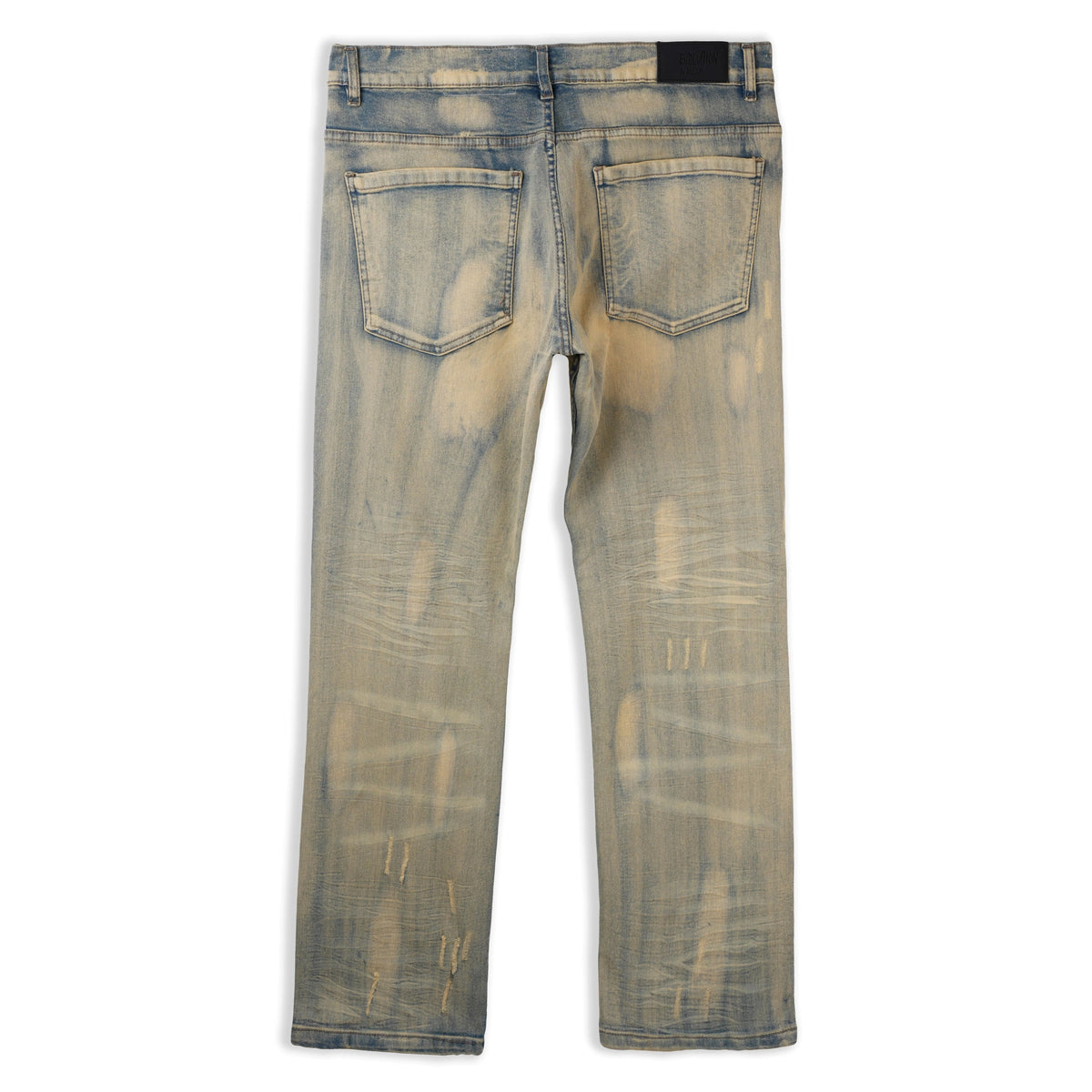 EVOLUTION BIGMENS FADED STRAIGHT DENIM JEANS by Evolution
