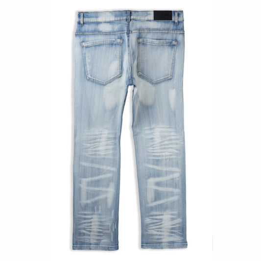 EVOLUTION BIGMENS FADED STRAIGHT DENIM JEANS by Evolution