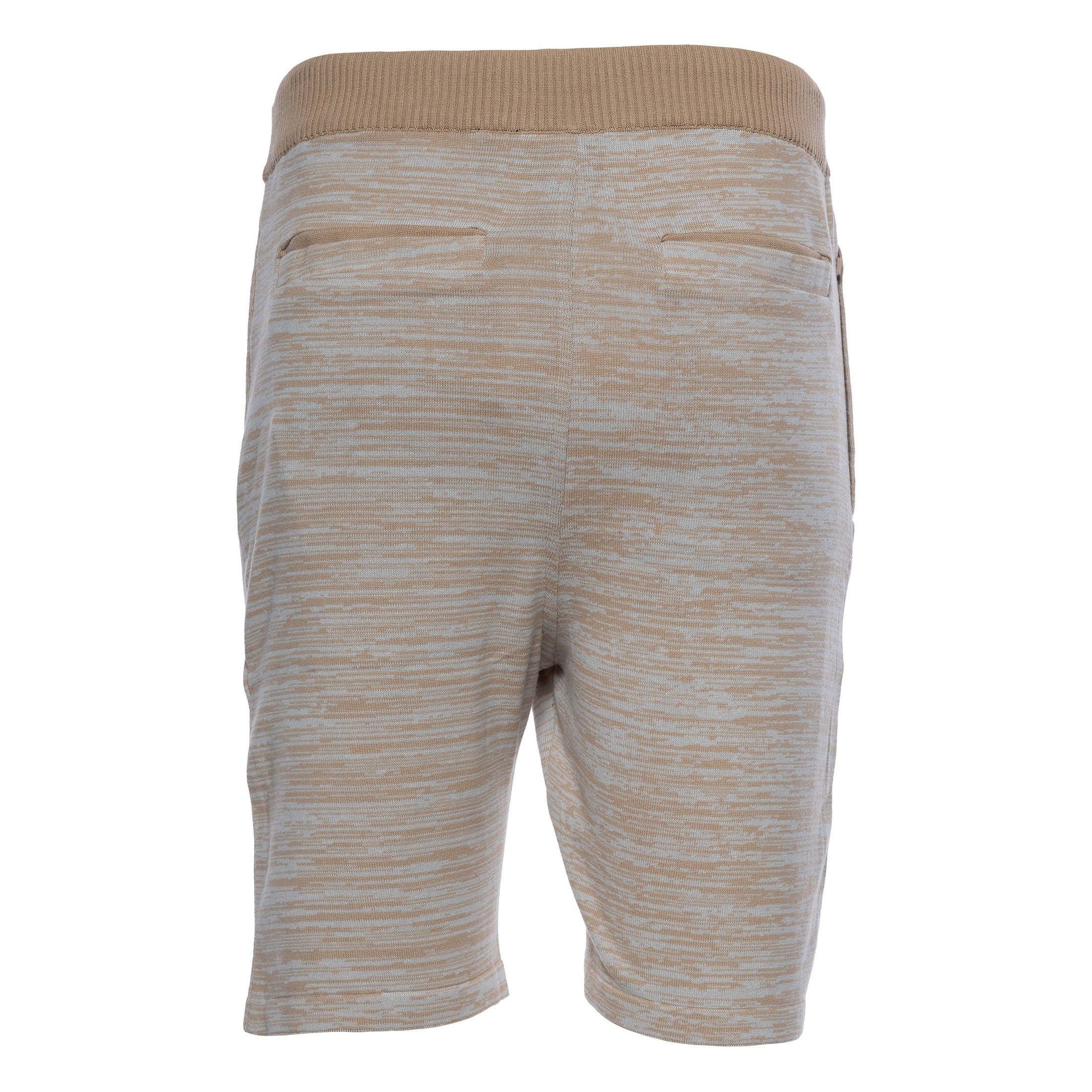 A TIZIANO KNIT SHORT-DELL TAUPE