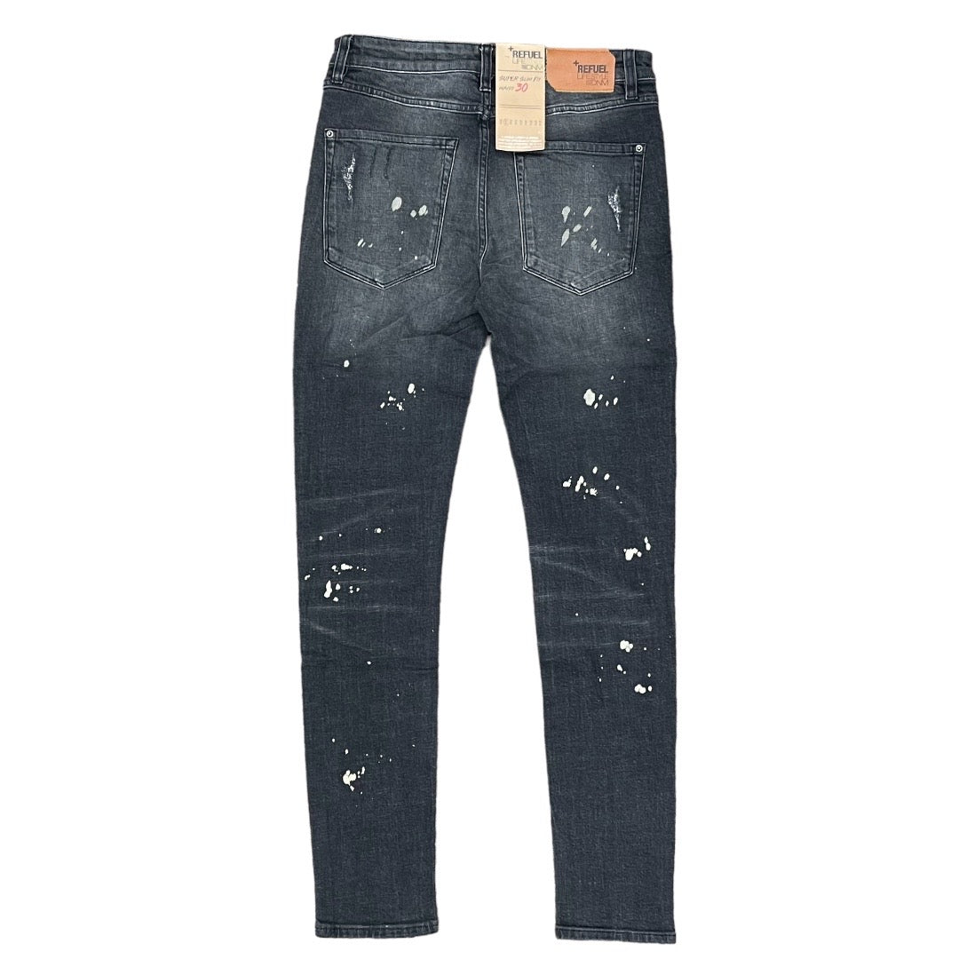 REFUEL DENIM 8665-BLACK FADE