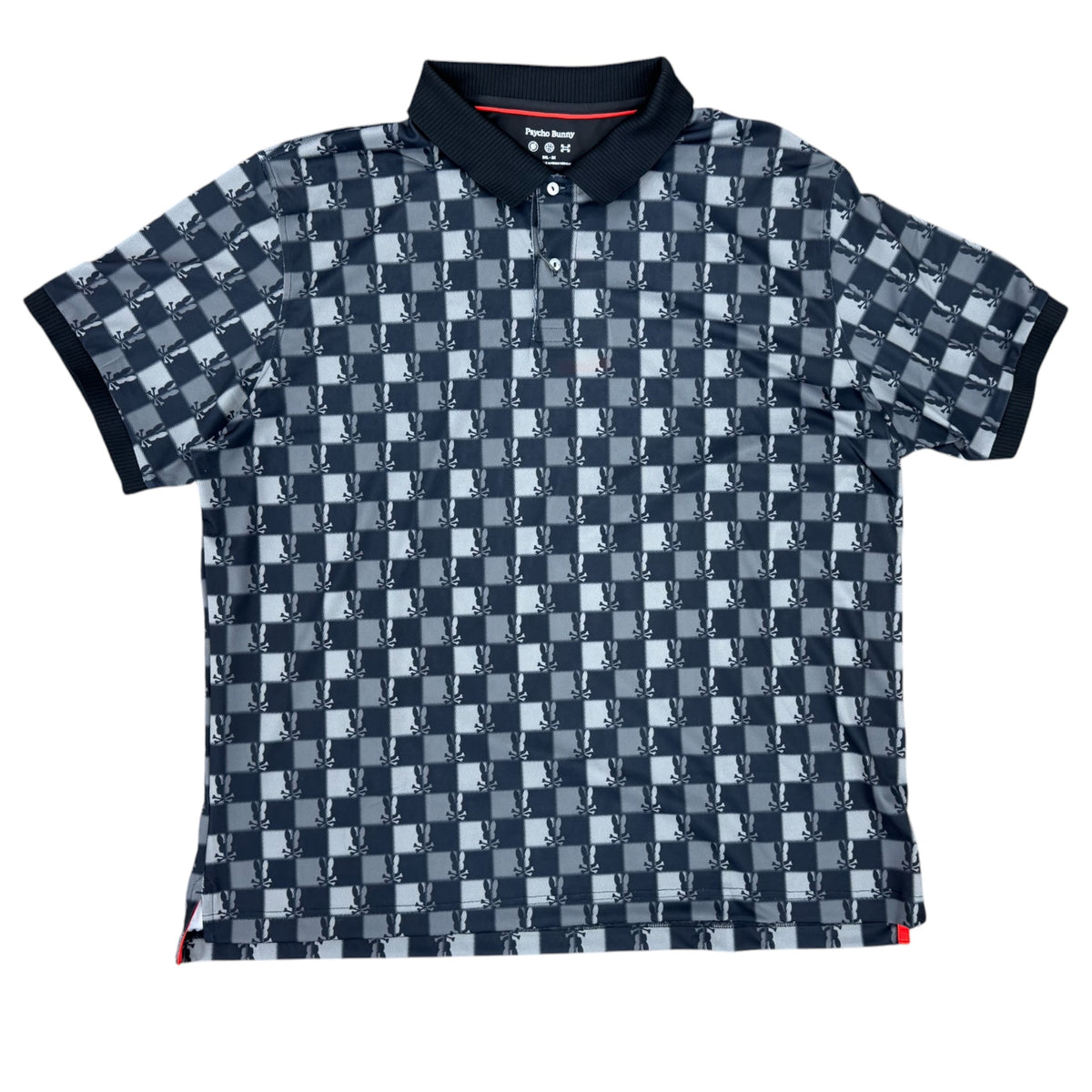 PSYCHO BUNNY KNIGHT CHECKERBOARD SPORT POLO by Psycho Bunny