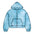 LUV ABOMINABLE WASHED ZIP HOODY by LUV ABOMINABLE