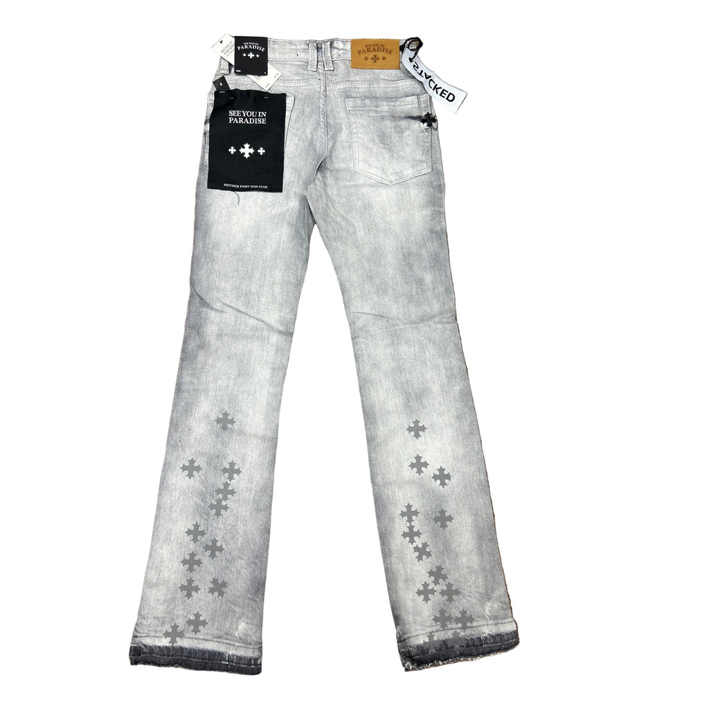 JORDAN CRAIG STAMPED PRINT KIDS DENIM