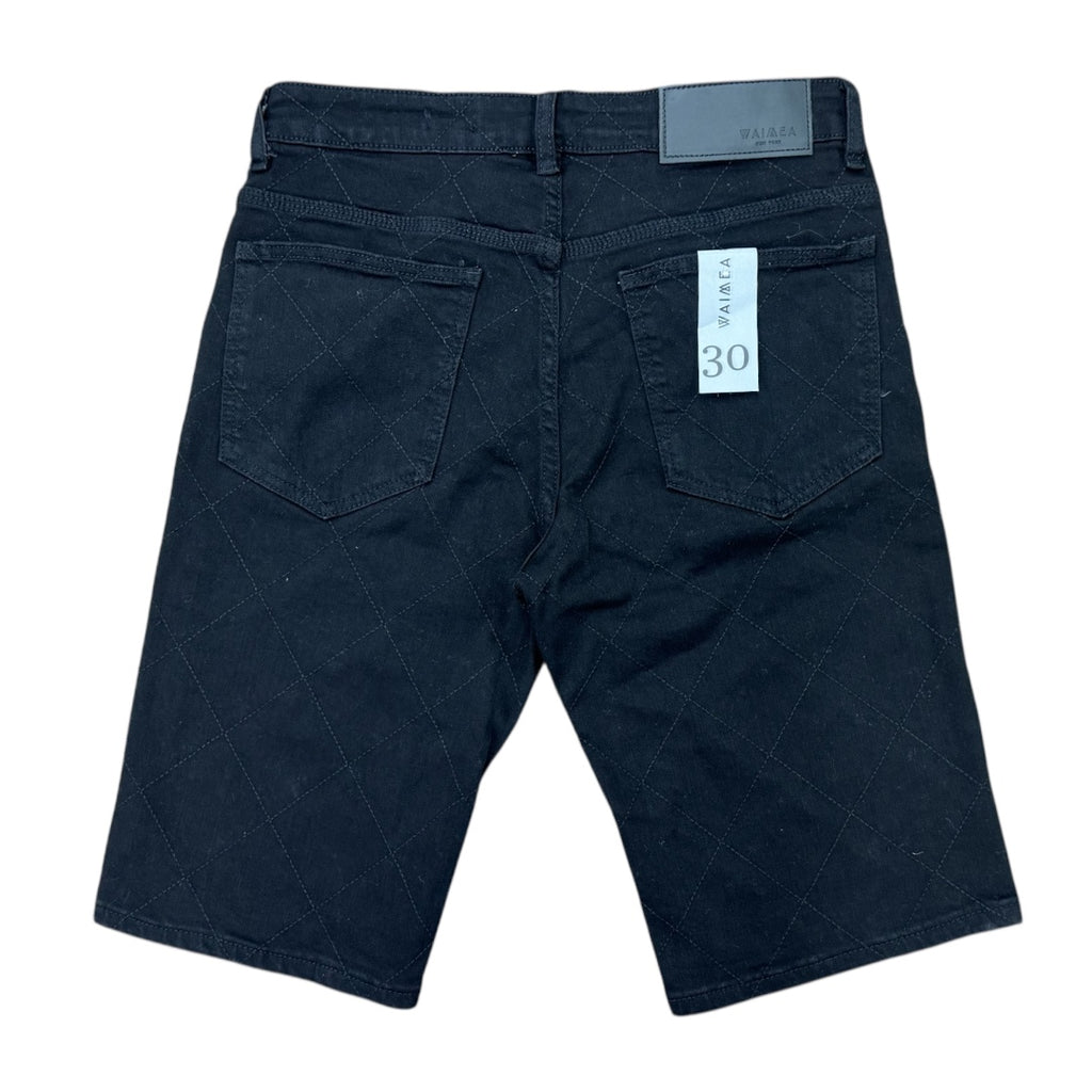 WAIMEA DIAMOND PEARL JORTS-BLACK
