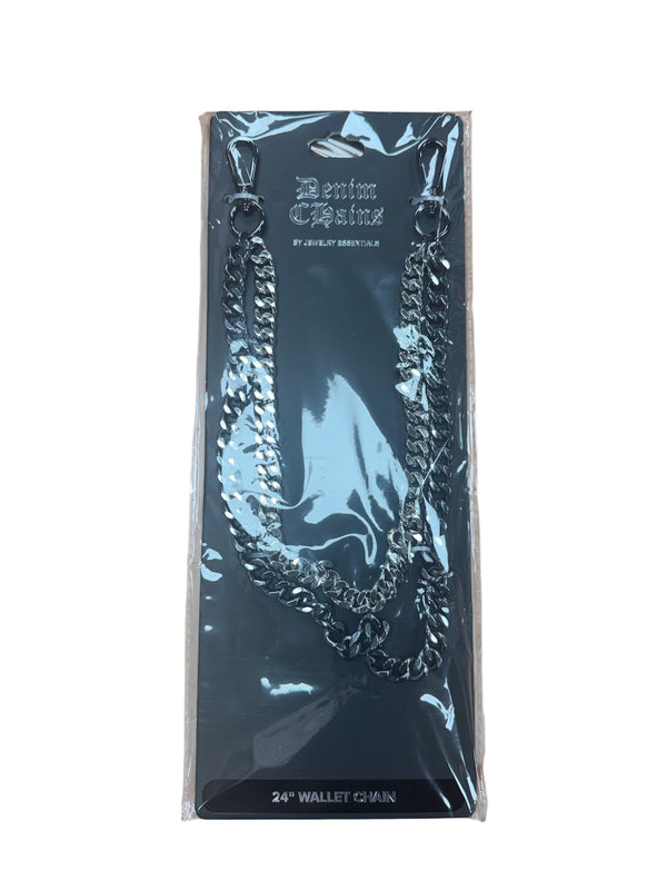 NY JEWELRY DOUBLE CUBAN WALLET CHAIN by Ace Watches