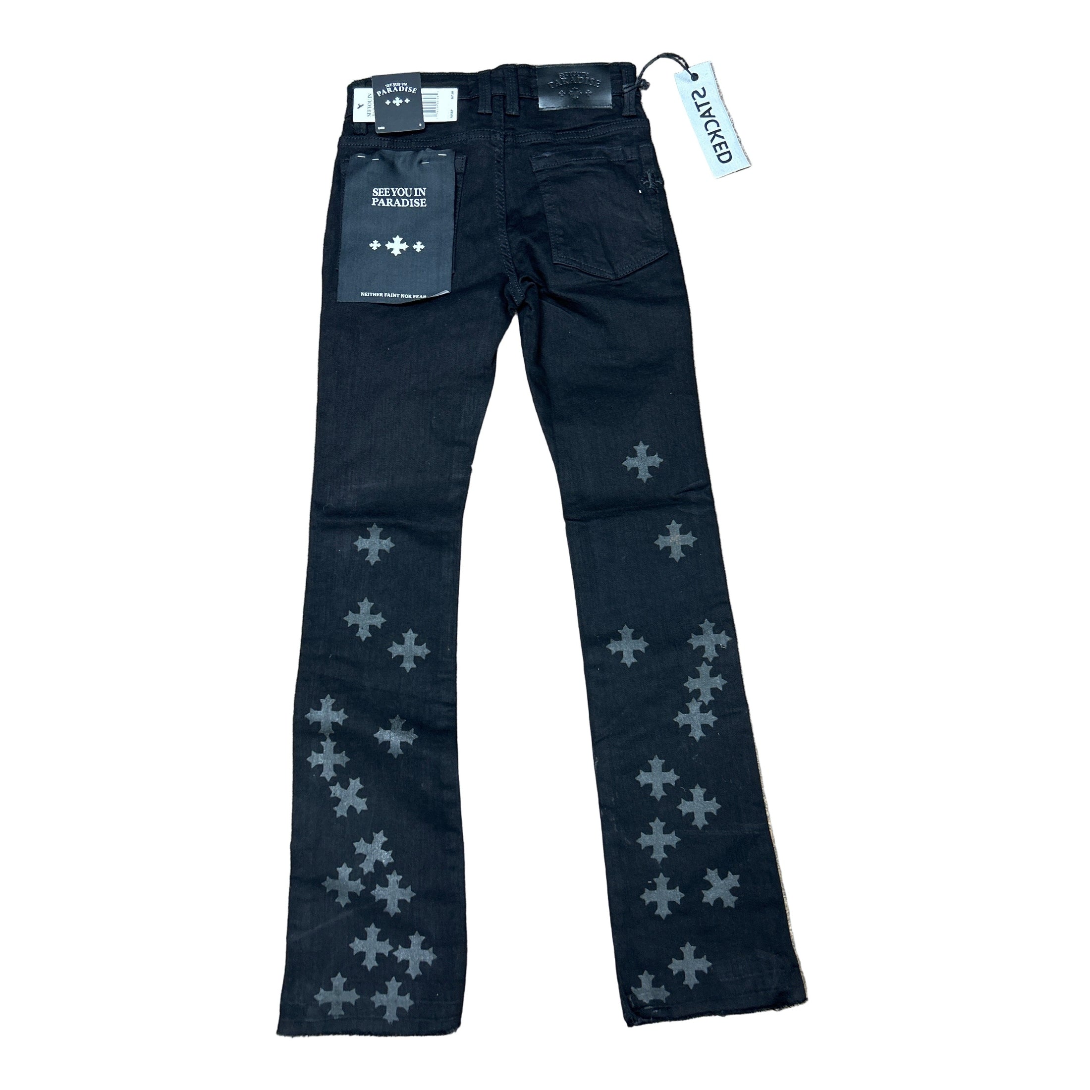 JORDAN CRAIG STAMPED PRINT KIDS DENIM