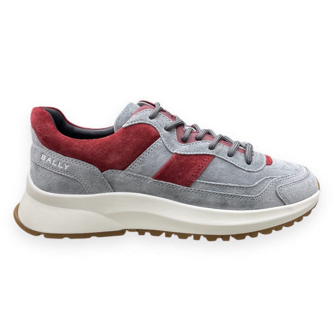 BALLY 6311186-DENNYS-GREY/BURGUNDY by Bally