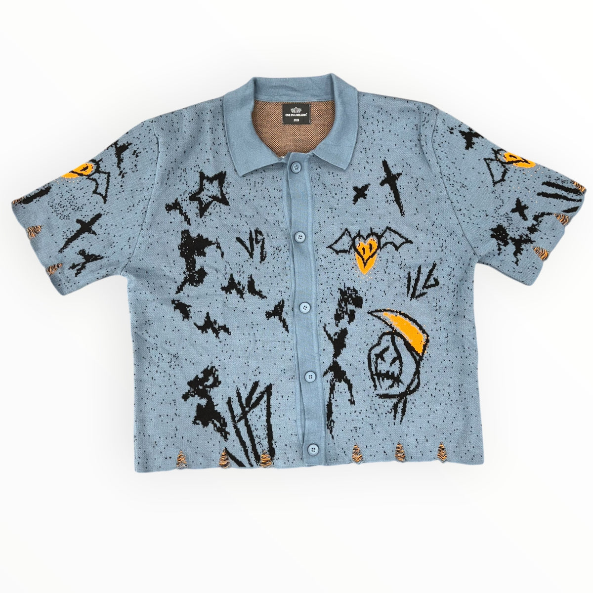 MENS STARFUL SKULL SHORT SET by ONE IN A MILLION
