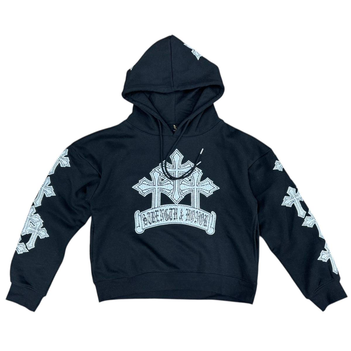 FWRD CRYSTALIZED TEMPLAR FLEECE HOODIE by FWRD