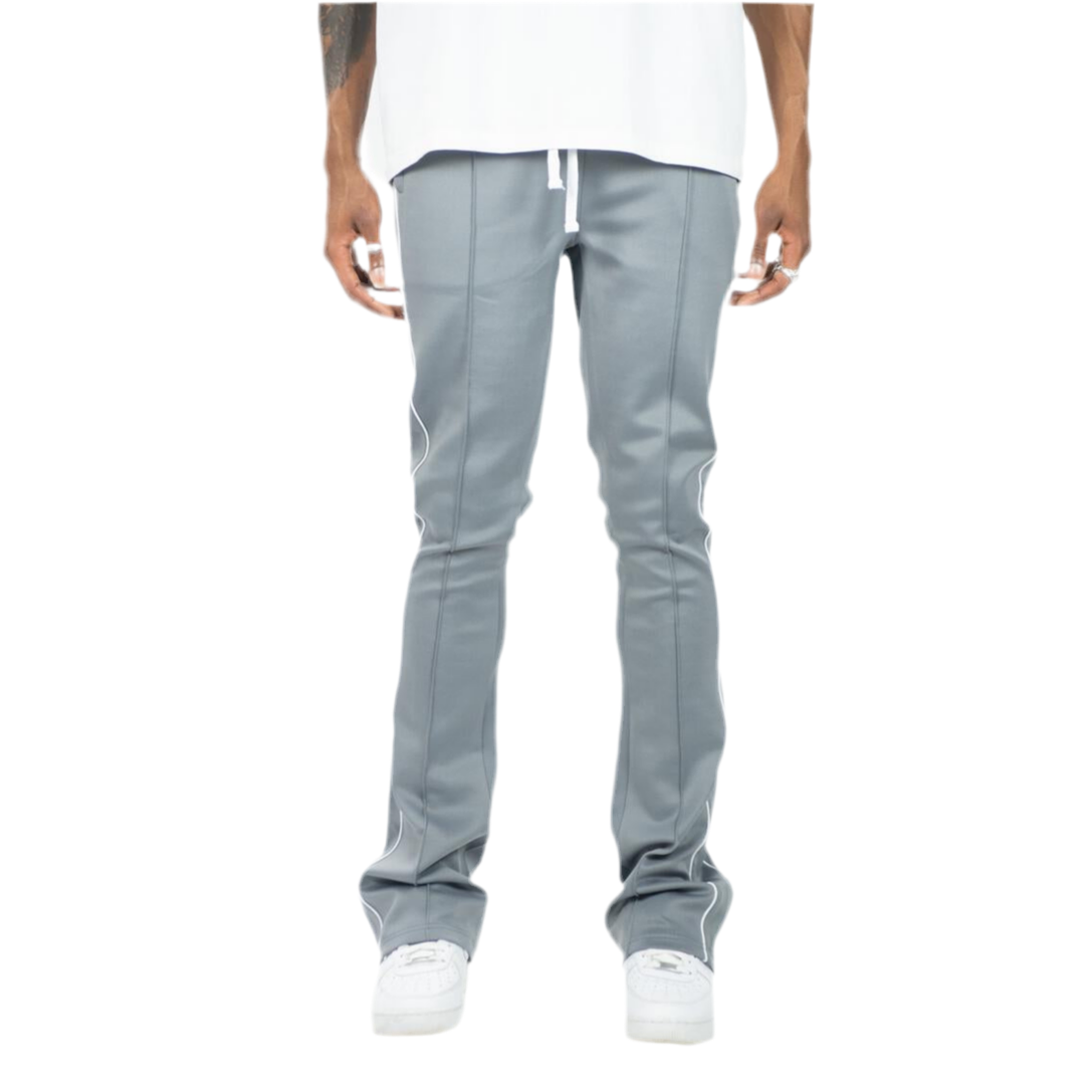 REBEL MINDS STACK TRACKPANTS-GREY