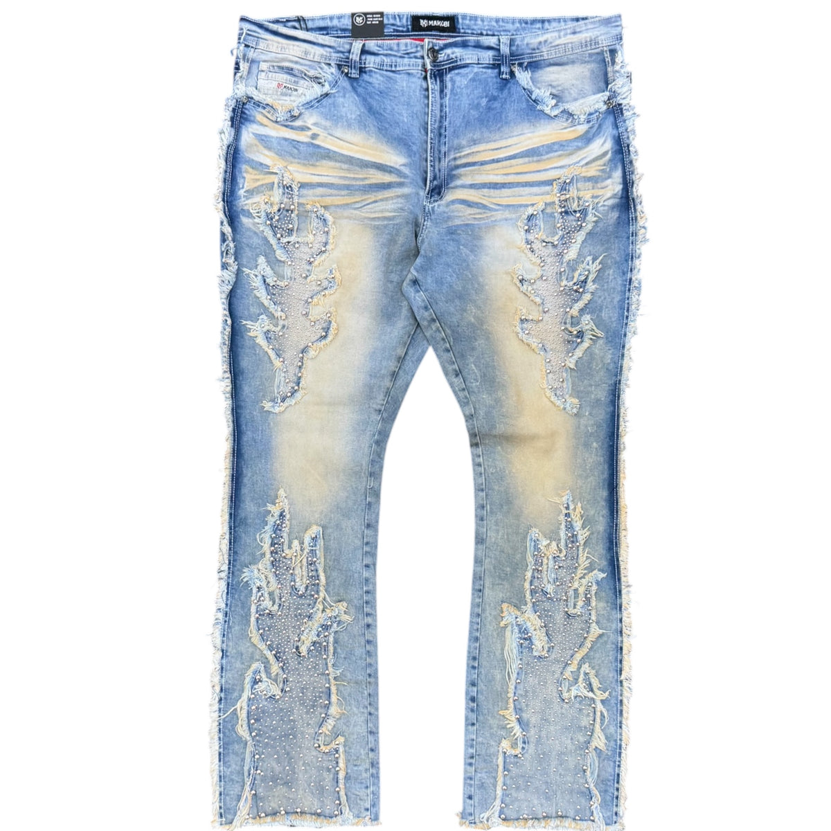MAKOBI TESORO STACKED JEANS by Makobi
