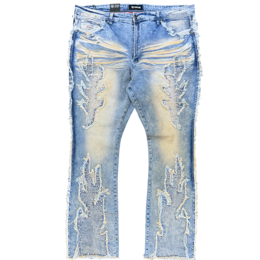 MAKOBI TESORO STACKED JEANS by Makobi