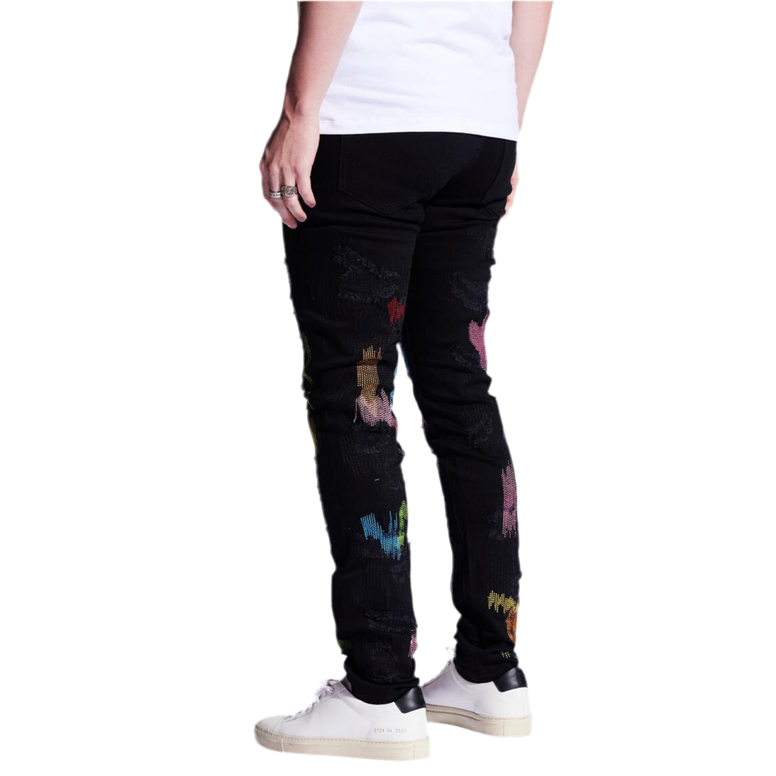 EMBELLISH EMB 121104-BLACK MULTI