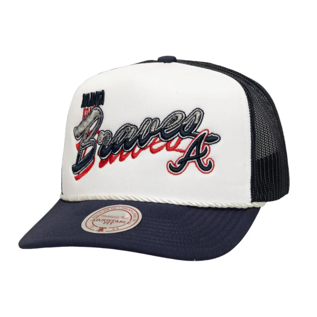 Mitchell & Ness Braves MLB Trucker - White/Blue