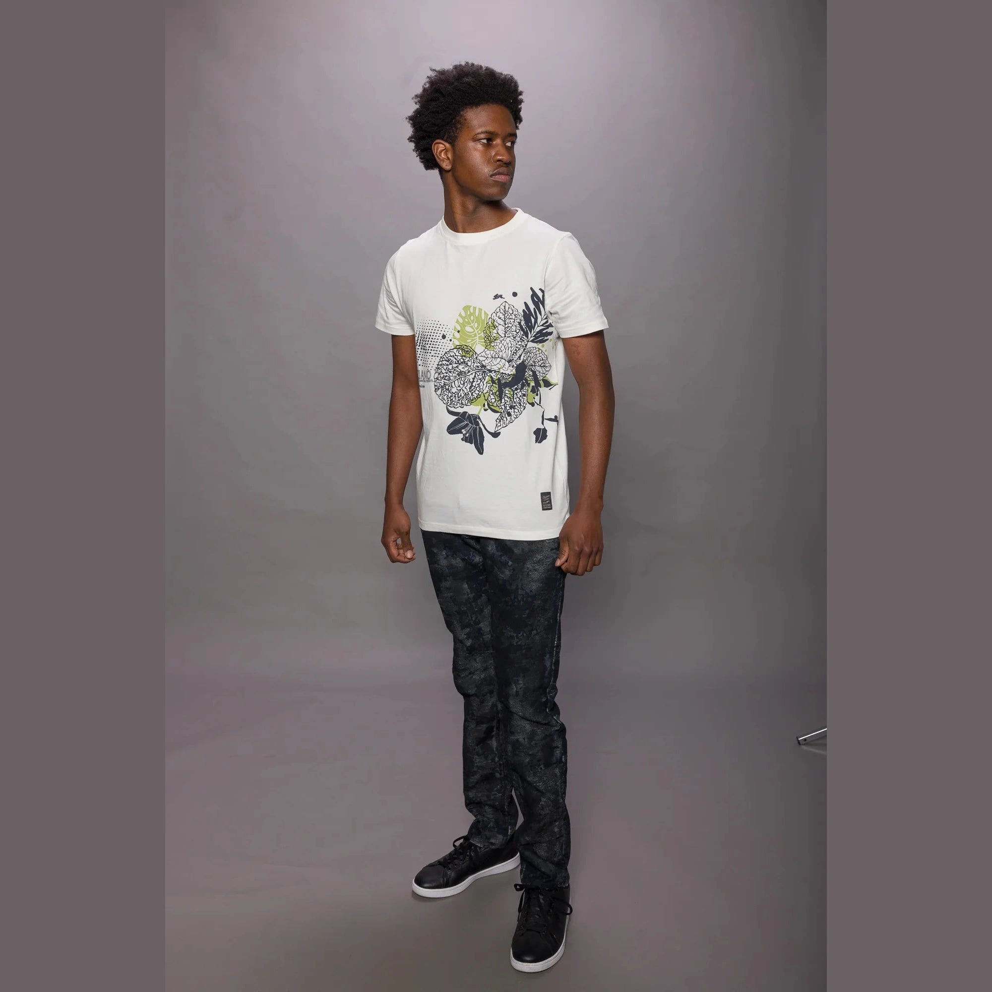 A TIZIANO  Sasha Jacquard Denim Jean