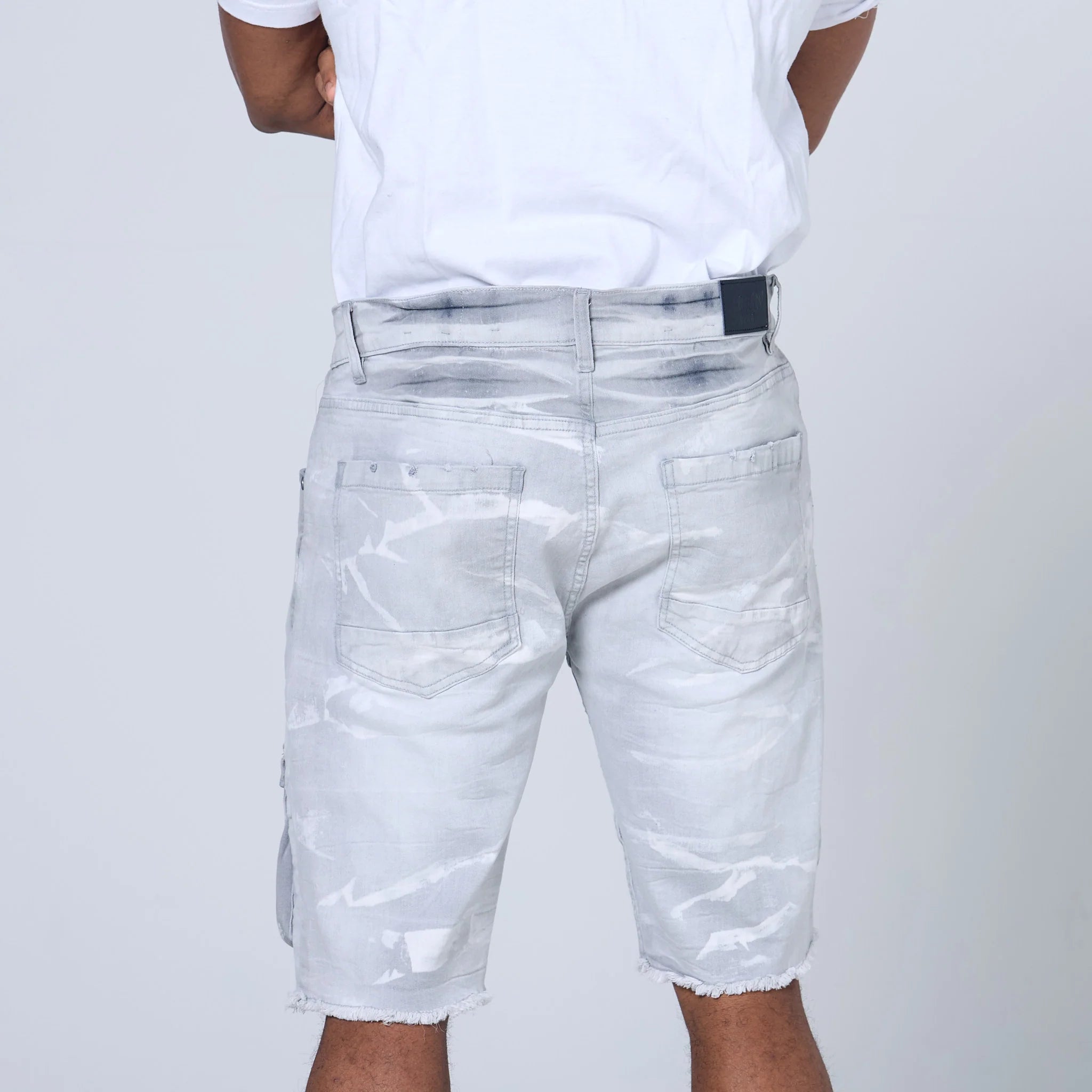 EVOLUTION COMBAT DENIM SHORT-GREY