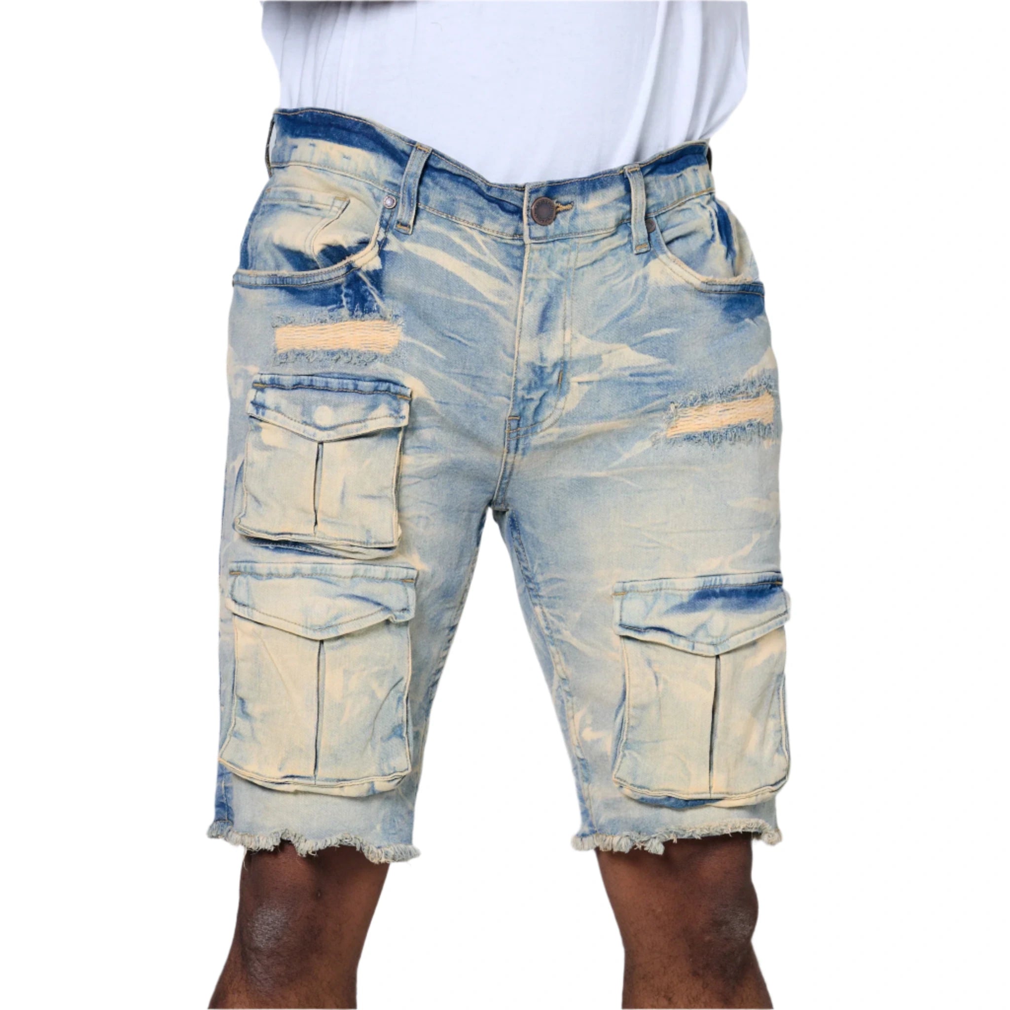 EVOLUTION COMBAT DENIM SHORT-ICE TINT