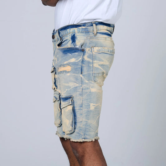 EVOLUTION COMBAT DENIM SHORT-ICE TINT by EVOLUTION