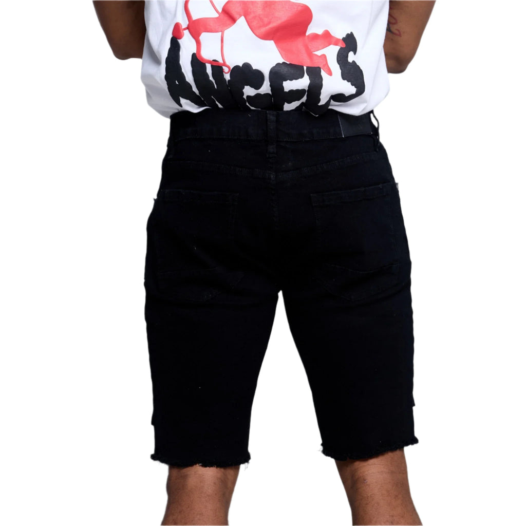EVOLUTION COMBAT DENIM SHORT-BLACK