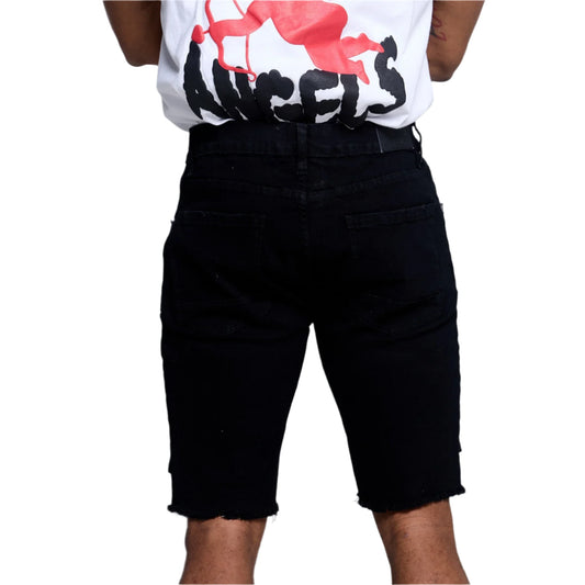 EVOLUTION COMBAT DENIM SHORT-BLACK by EVOLUTION