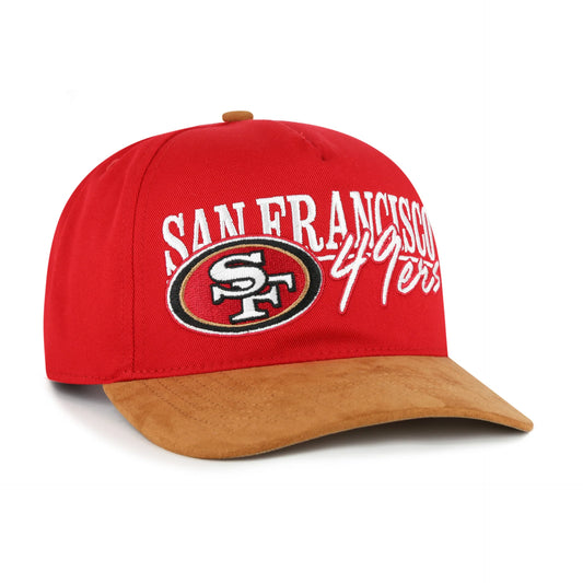 47 SAN FRANCISCO 49ERS RED SCRIBE HAT by 47