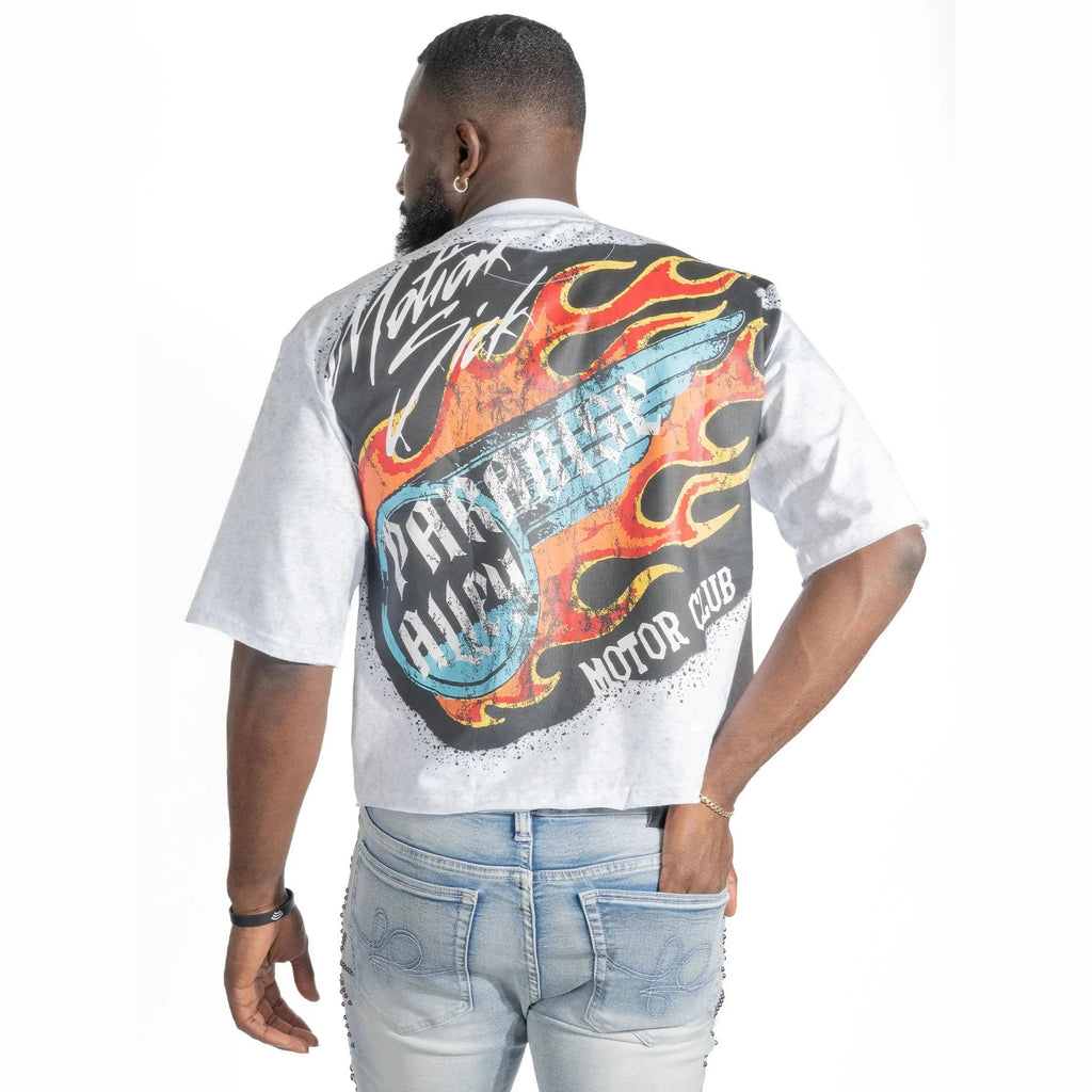 FROST MOTOR CLUB ACID WASH SHIRT