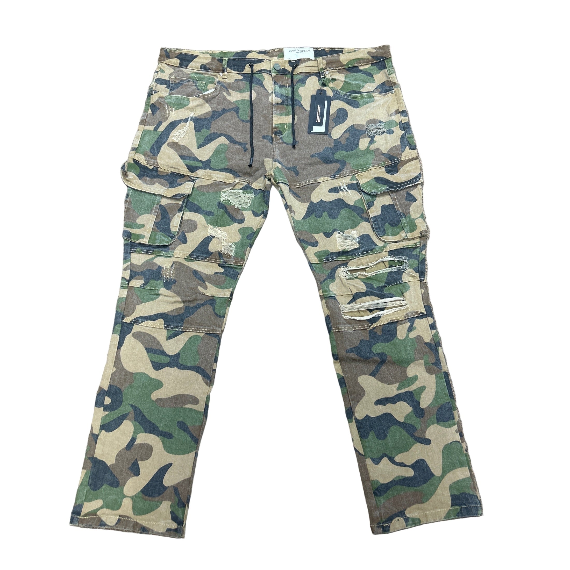 FWRD GREEN CAMO JEANS